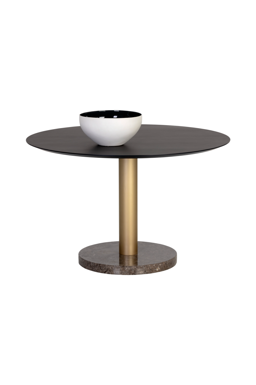 Black Oak Round Dining Table | Splendido Monaco | Oroa.com