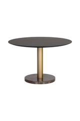 Modern European furniture - Black Oak Round Dining Table - www.oroa.com