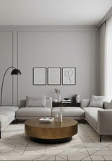 Modern European furniture - Round Metal Coffee Table - www.oroa.com