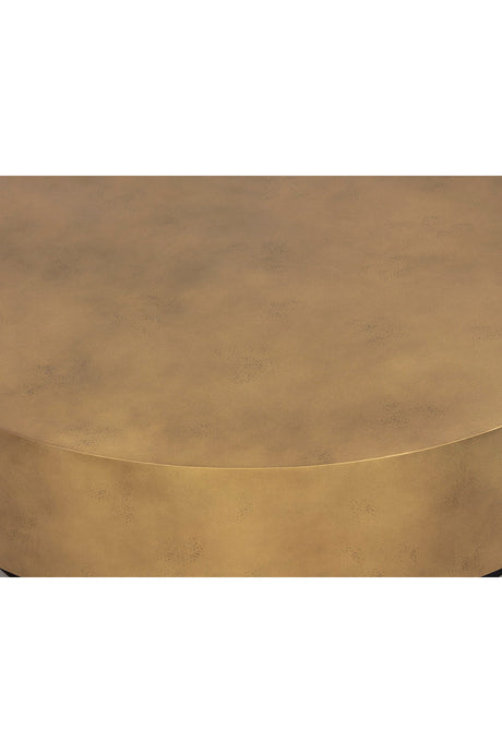 Modern European furniture - Round Metal Coffee Table - www.oroa.com