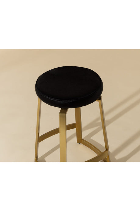 Modern European furniture - Gold-Base Swivel Counter Stool - www.oroa.com