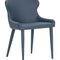 Modern European furniture - Leather Look Modern Dining Chairs (2) - www.oroa.com