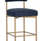 Modern European furniture - Low Back Fabric Counter Stool - www.oroa.com
