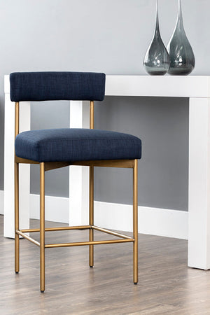 Low Back Fabric Counter Stool | Splendido Seneca | Oroa.com