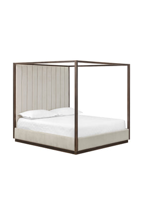 Bronze Framed Canopy King Bed by Splendido Casette