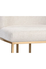 Modern European furniture - Cream Cantilevered Dining Chairs (2) - www.oroa.com