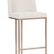 Modern European furniture - Cantilevered Fabric Counter Stool - www.oroa.com