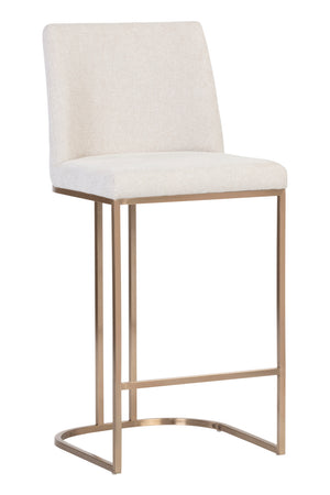 Modern European furniture - Cantilevered Fabric Counter Stool - www.oroa.com