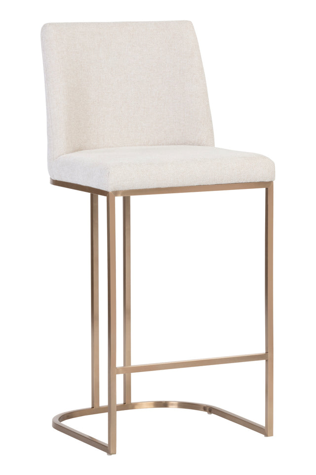 Modern European furniture - Cantilevered Fabric Counter Stool - www.oroa.com