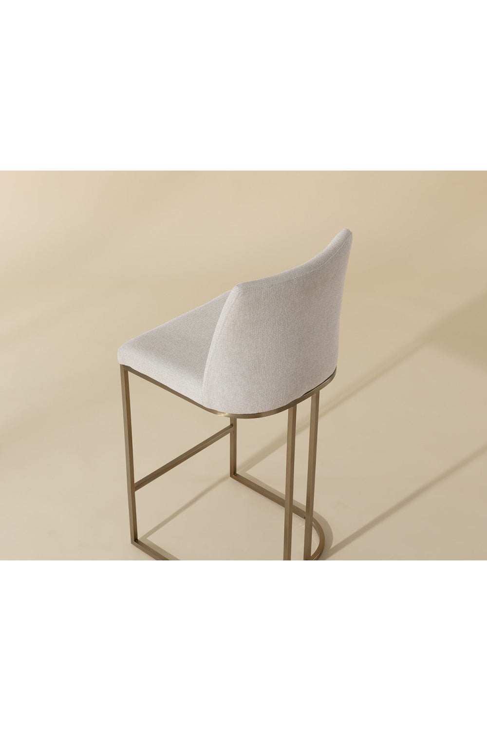 Modern European furniture - Cantilevered Fabric Counter Stool - www.oroa.com