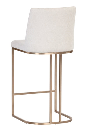 Modern European furniture - Cantilevered Fabric Counter Stool - www.oroa.com