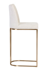 Modern European furniture - Cantilevered Fabric Counter Stool - www.oroa.com