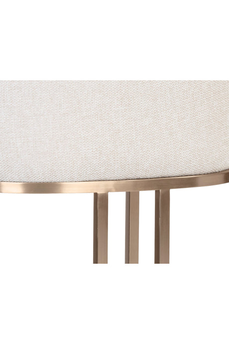 Modern European furniture - Cantilevered Fabric Counter Stool - www.oroa.com