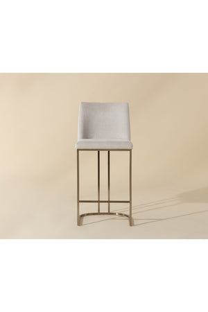 Modern European furniture - Cantilevered Fabric Counter Stool - www.oroa.com