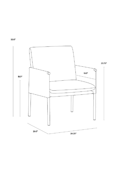 Modern European furniture - Leather Arm Gray Lounge Chair - www.oroa.com