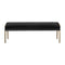 Modern European furniture - Brass Frame Modern Bench - www.oroa.com
