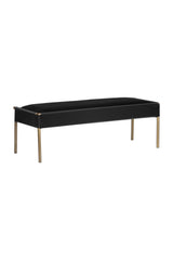 Modern European furniture - Brass Frame Modern Bench - www.oroa.com
