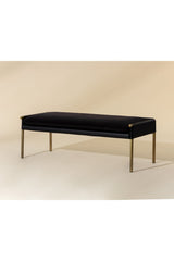 Modern European furniture - Brass Frame Modern Bench - www.oroa.com