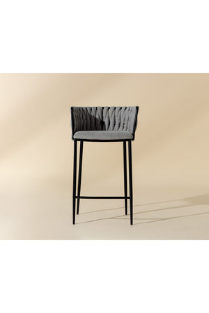 Modern European furniture - Weaved Back Counter Stool - www.oroa.com