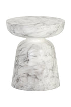 Modern European furniture - Marble-Look Indoor/Outdoor End Table - www.oroa.com