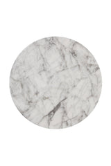 Modern European furniture - Round Marble-Look Indoor/Outdoor End Table - www.oroa.com