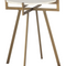 Modern European furniture - Antique Brass Marble End Table - www.oroa.com