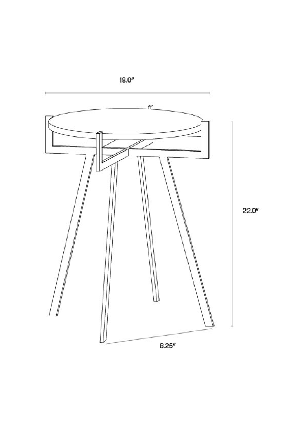 Antique Brass Marble End Table | Splendido Anak | Oroa.com
