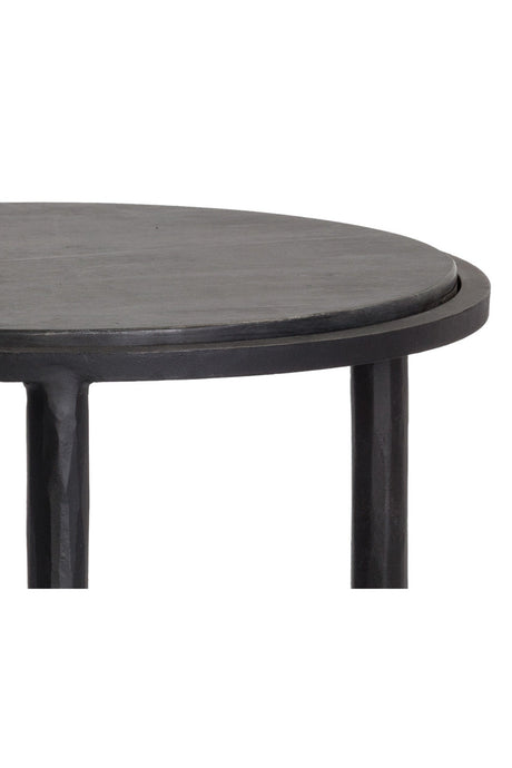 Modern European furniture - Black Marble Nesting End Tables (2) - www.oroa.com