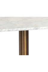 Modern European furniture - Art Deco Marble Square Bistro Table - www.oroa.com