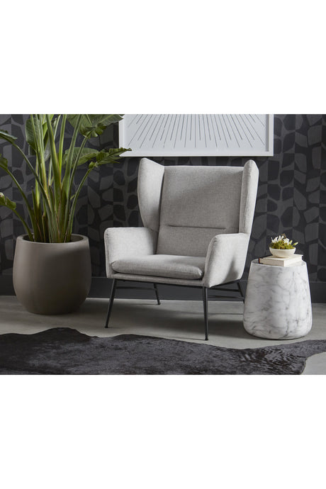 Modern European furniture - Marble Look Indoor/Outdoor Concrete End Table - www.oroa.com