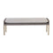 Modern European furniture - Brass Frame Modern Bench - www.oroa.com