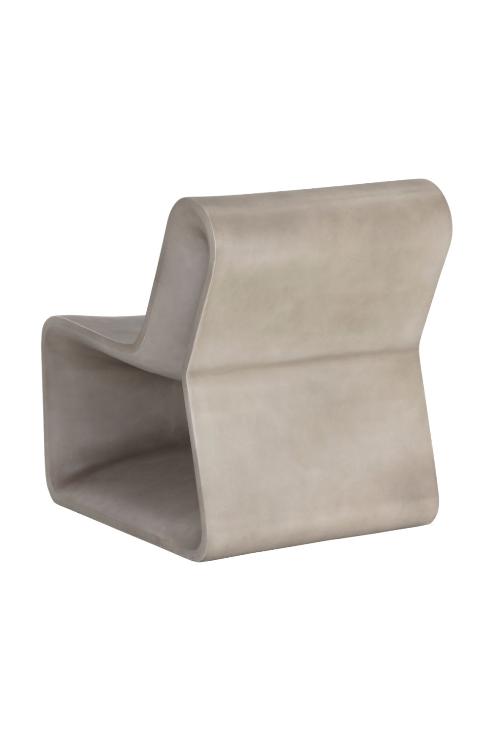 Modern European furniture - Gray Concrete Indoor/Outdoor Lounge Chair - www.oroa.com