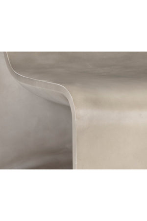 Modern European furniture - Gray Concrete Indoor/Outdoor Lounge Chair - www.oroa.com