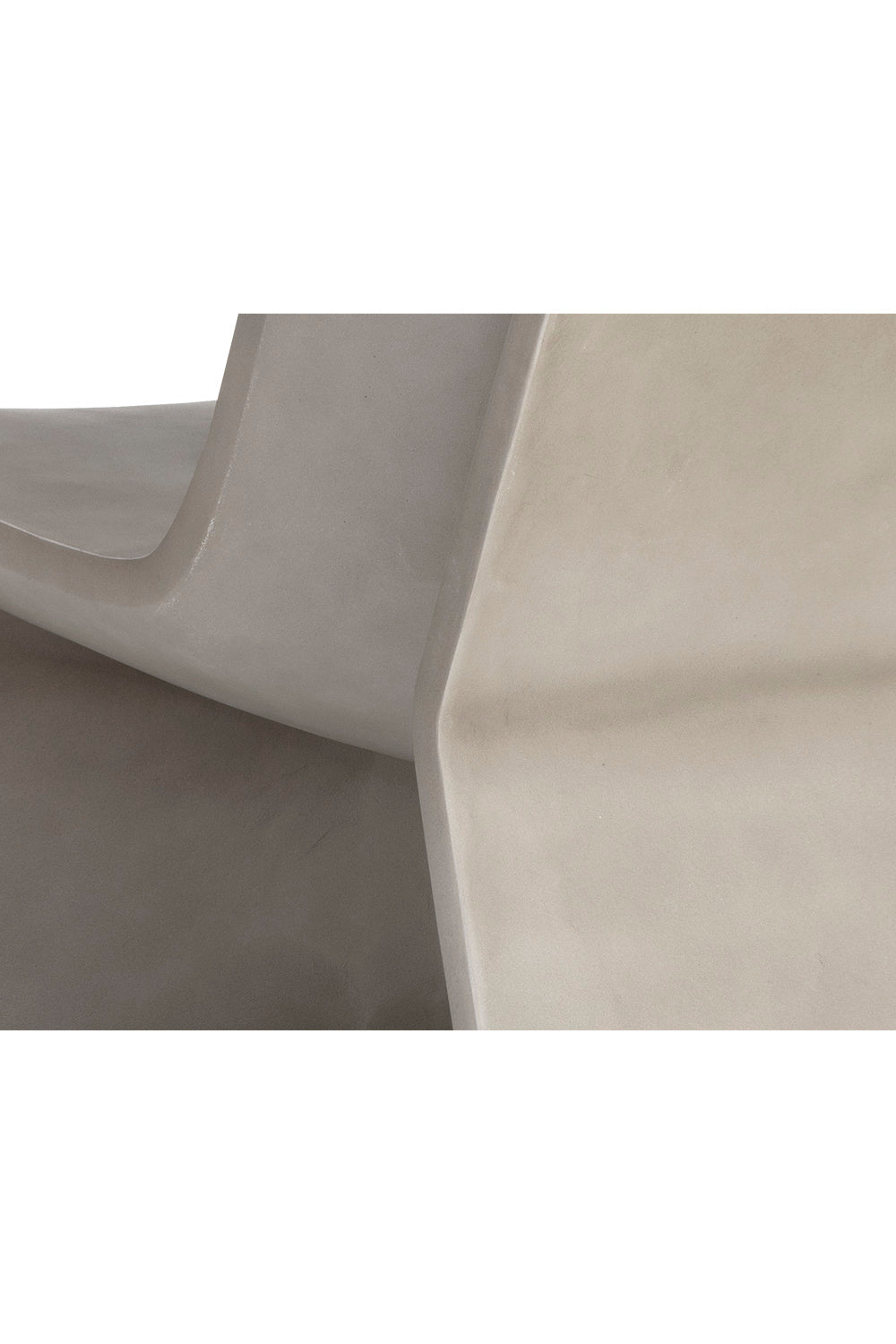 Modern European furniture - Gray Concrete Indoor/Outdoor Lounge Chair - www.oroa.com