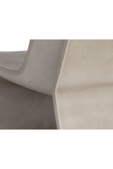 Modern European furniture - Gray Concrete Indoor/Outdoor Lounge Chair - www.oroa.com