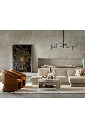 White Ridged Indoor/Outdoor Coffee Table | Splendido Cavette | Oroa.com