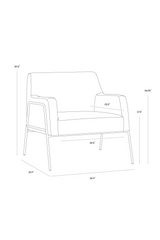 Modern European furniture - Vintage Brown Leather Lounge Chair - www.oroa.com