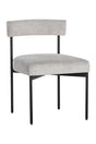Modern European furniture - Gray Open-Back Dining Chairs (2) - www.oroa.com