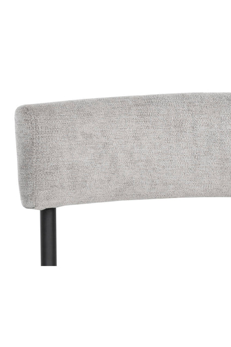 Modern European furniture - Gray Open-Back Dining Chairs (2) - www.oroa.com