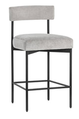 Modern European furniture - Low Back Fabric Counter Stool - www.oroa.com