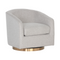 Modern European furniture - Curved Swivel Lounge Chair - www.oroa.com