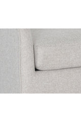 Modern European furniture - Curved Swivel Lounge Chair - www.oroa.com