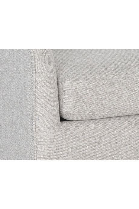 Modern European furniture - Curved Swivel Lounge Chair - www.oroa.com