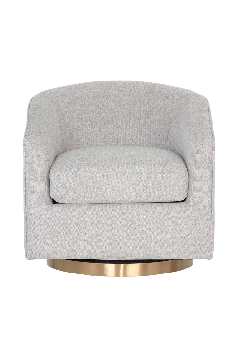Curved Swivel Lounge Chair | Splendido Hazel