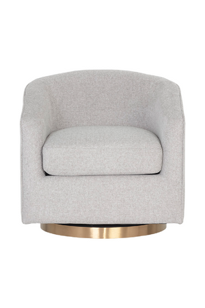 Curved Swivel Lounge Chair | Splendido Hazel