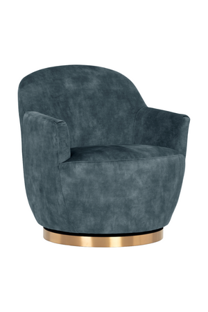 Barrel-Back Swivel Lounge Chair | Splendido Casey