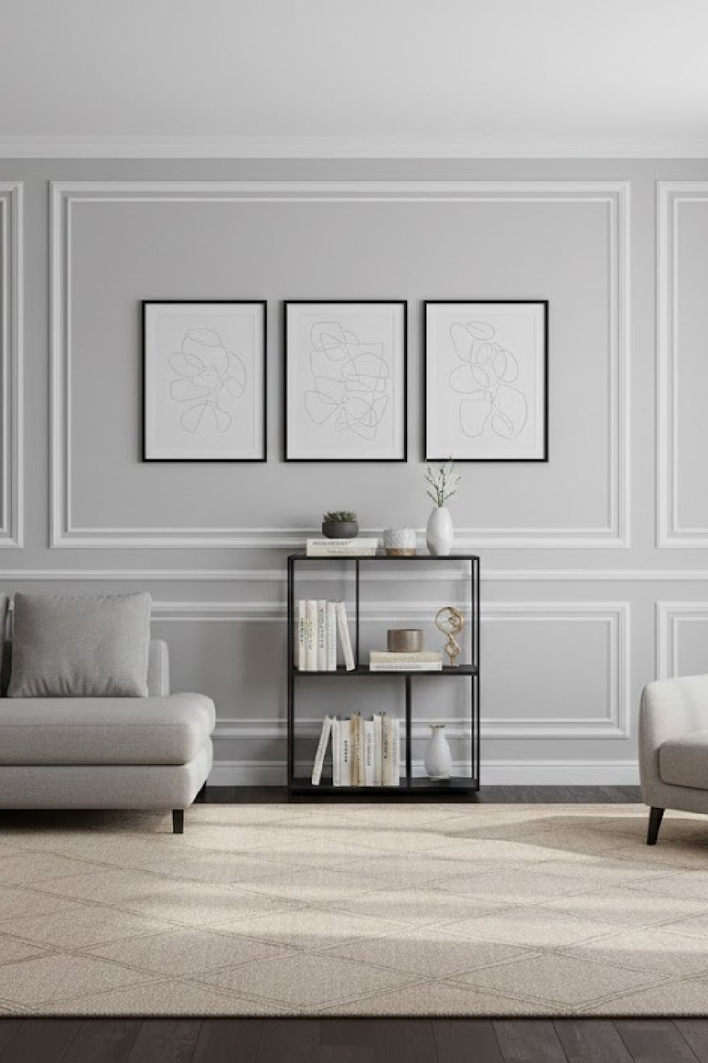 Iron Framed Bookcase | Splendido Eiffel | Oroa.com