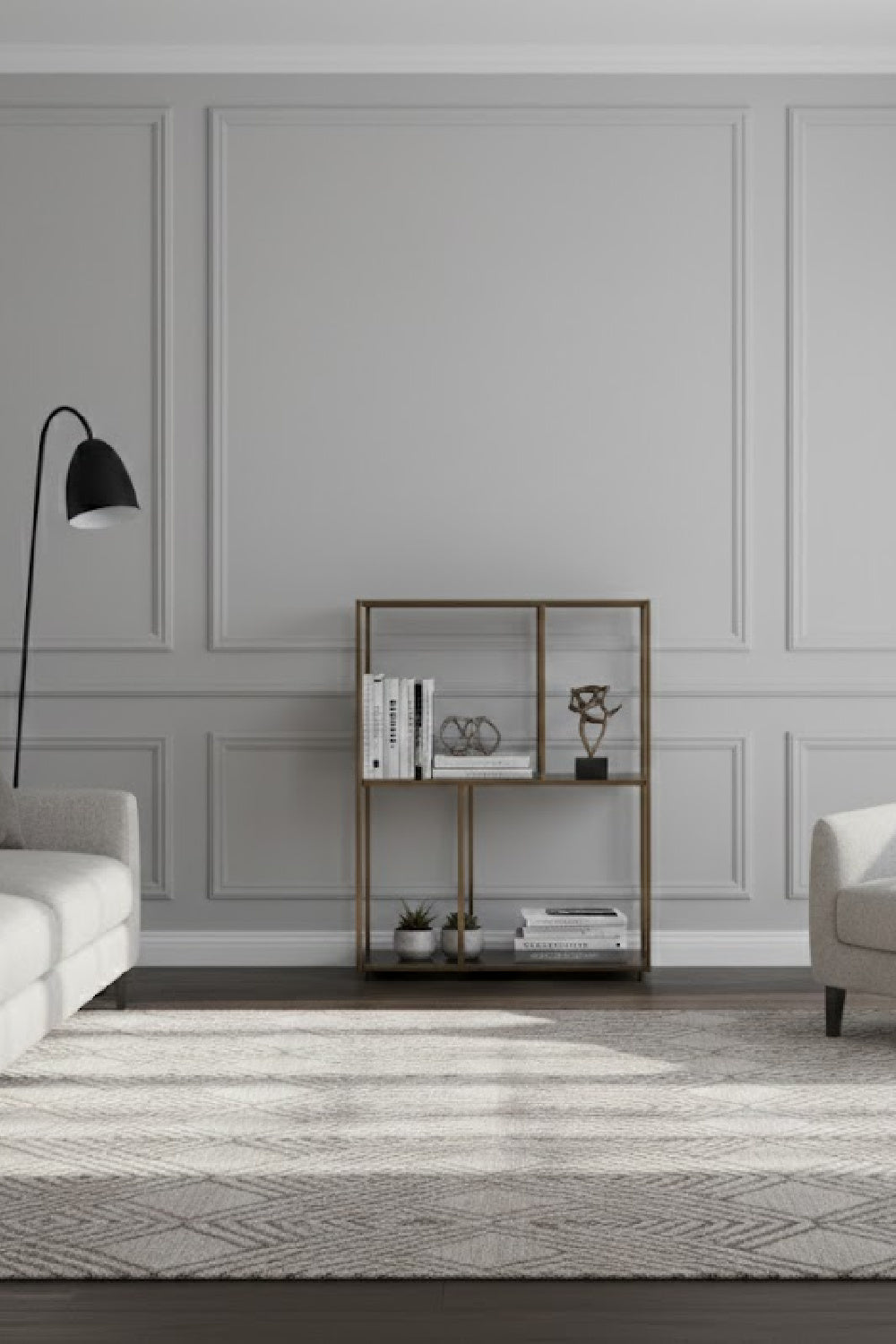 Iron Framed Bookcase | Splendido Eiffel | Oroa.com