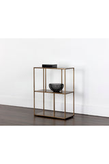 Modern European furniture - Iron Framed Bookcase - www.oroa.com