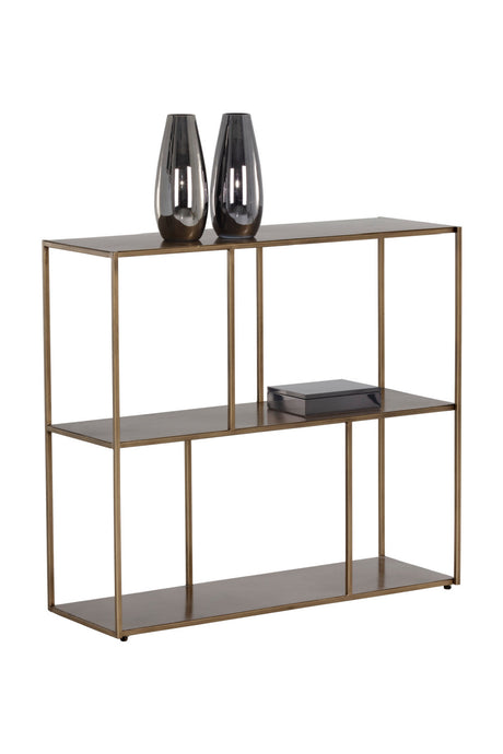 Modern European furniture - Iron Framed Bookcase - www.oroa.com